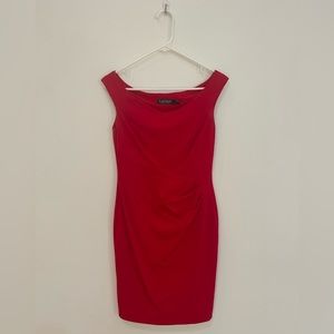 Ralph Lauren Cocktail Dress - red - Size 6P
